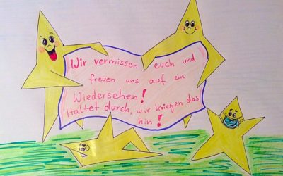 Pinnwand für Schülergrüße