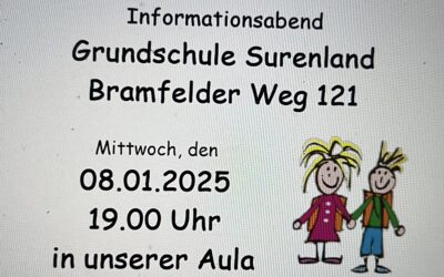 Informationselternabend neue Vorschulen und 1. Klassen