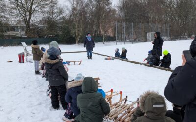 Rodeln bei bestem Winterwetter