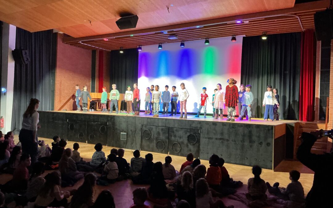 Wir stehen auf der Bühne!