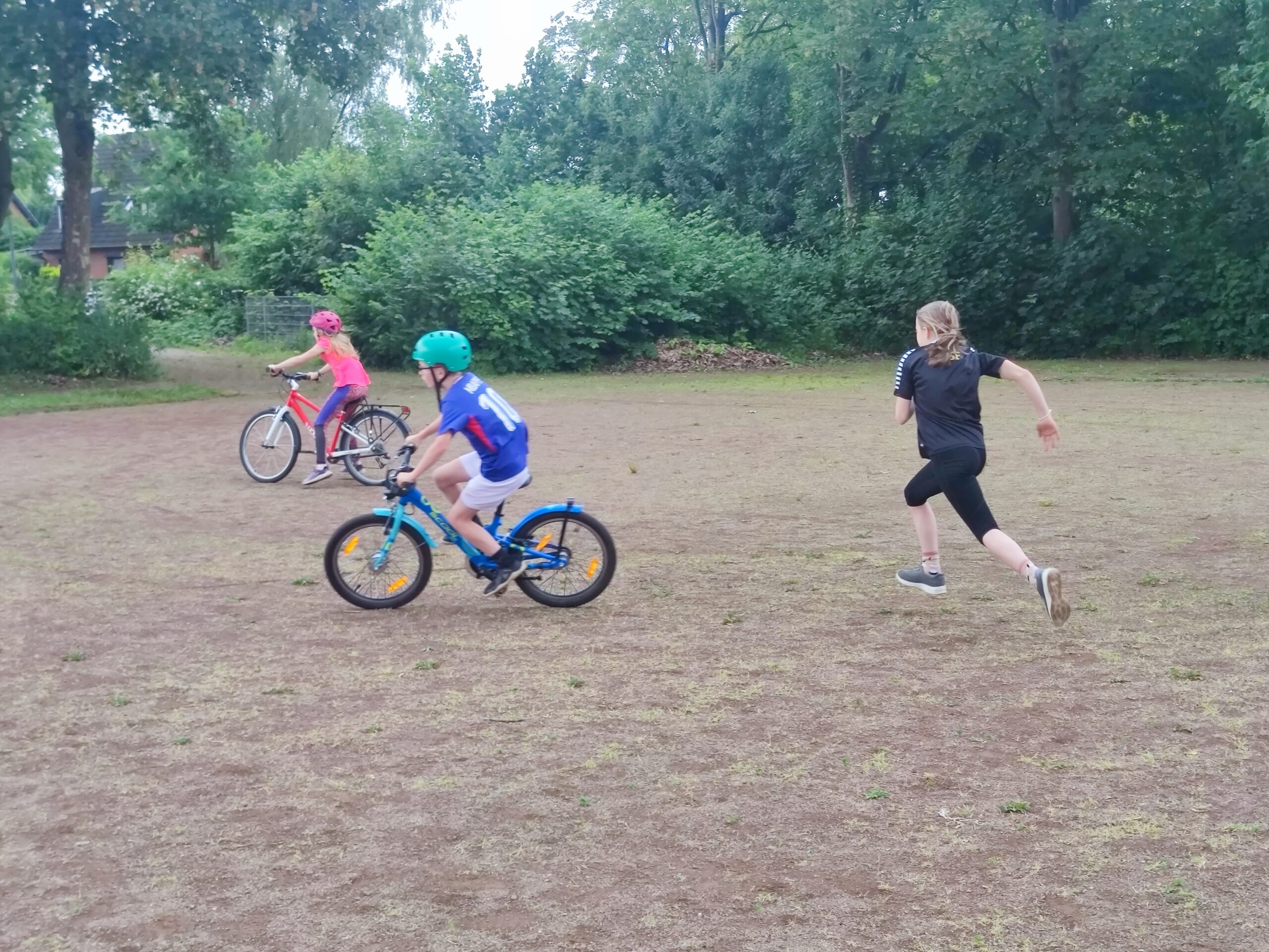 Vorbereitung auf den Schülertriathlon
