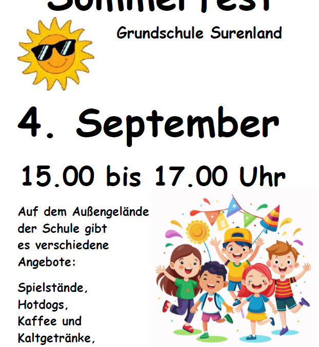 Sommerfest 4. September 2026
